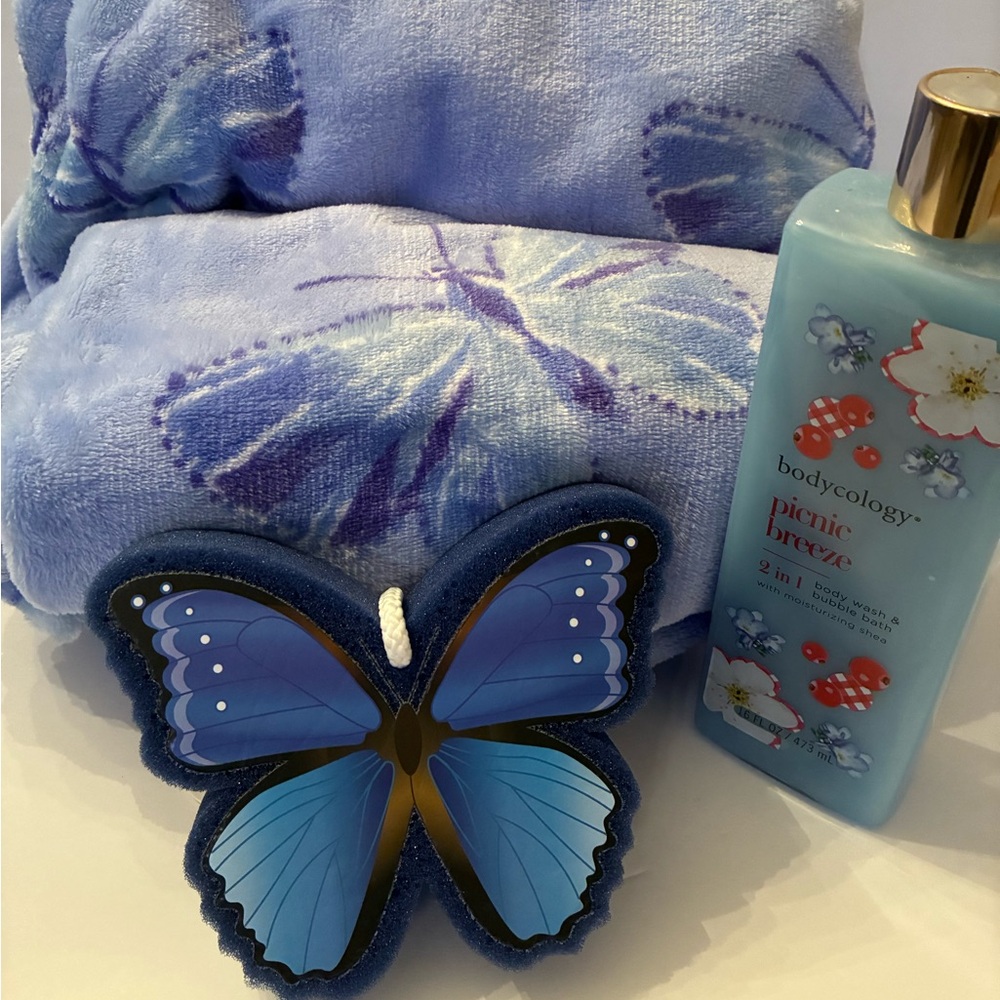 Colorful Butterfly throw blanket - Picture 8 of 8